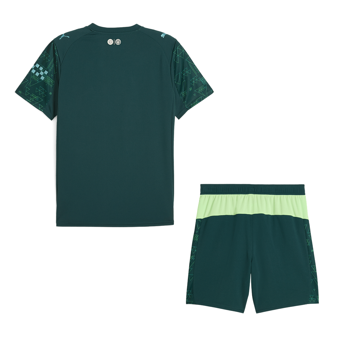 Set Tricouri Fotbal Manchester City Al Patrulea 2025/26