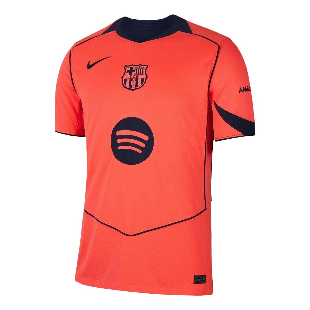 Tricouri Fotbal Barcelona GAVI #6 Treilea 2025/26 - UCL
