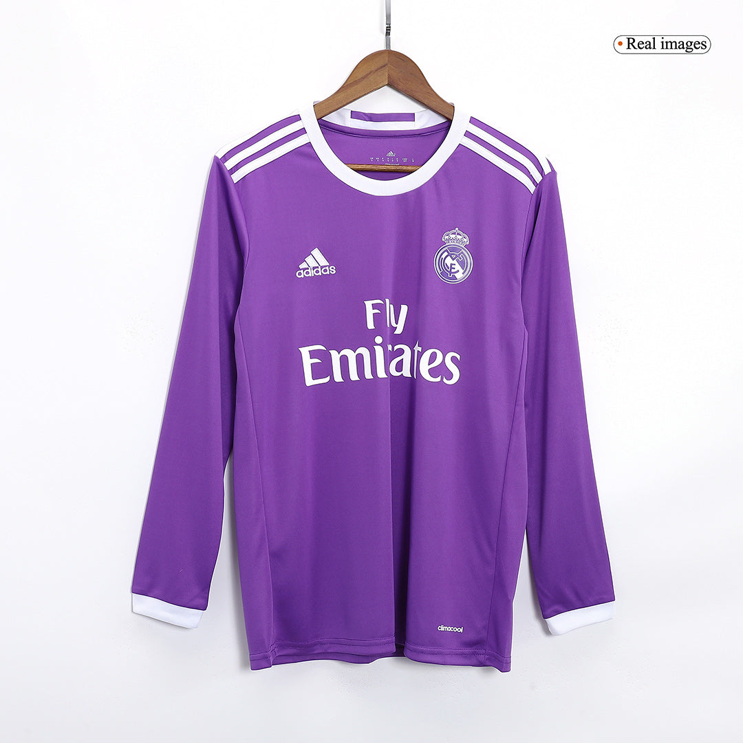 Tricouri Fotbal Vintage Real Madrid SERGIO RAMOS #4 Deplasare 2016/17 Mânecă Lungă