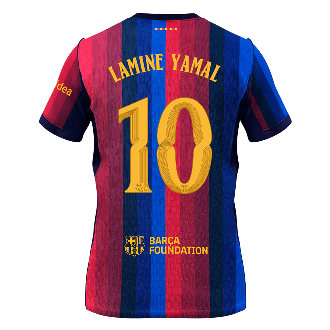 Tricouri Fotbal Barcelona LAMINE YAMAL #10 Acasă 2026/27