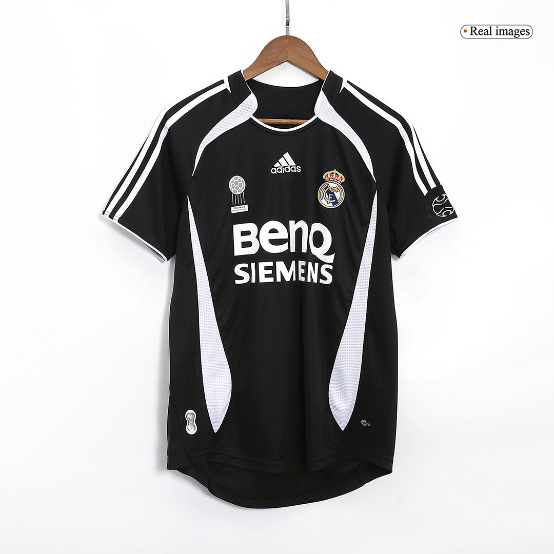 Tricouri Fotbal Vintage Real Madrid SERGIO RAMOS #4 Deplasare 2006/07