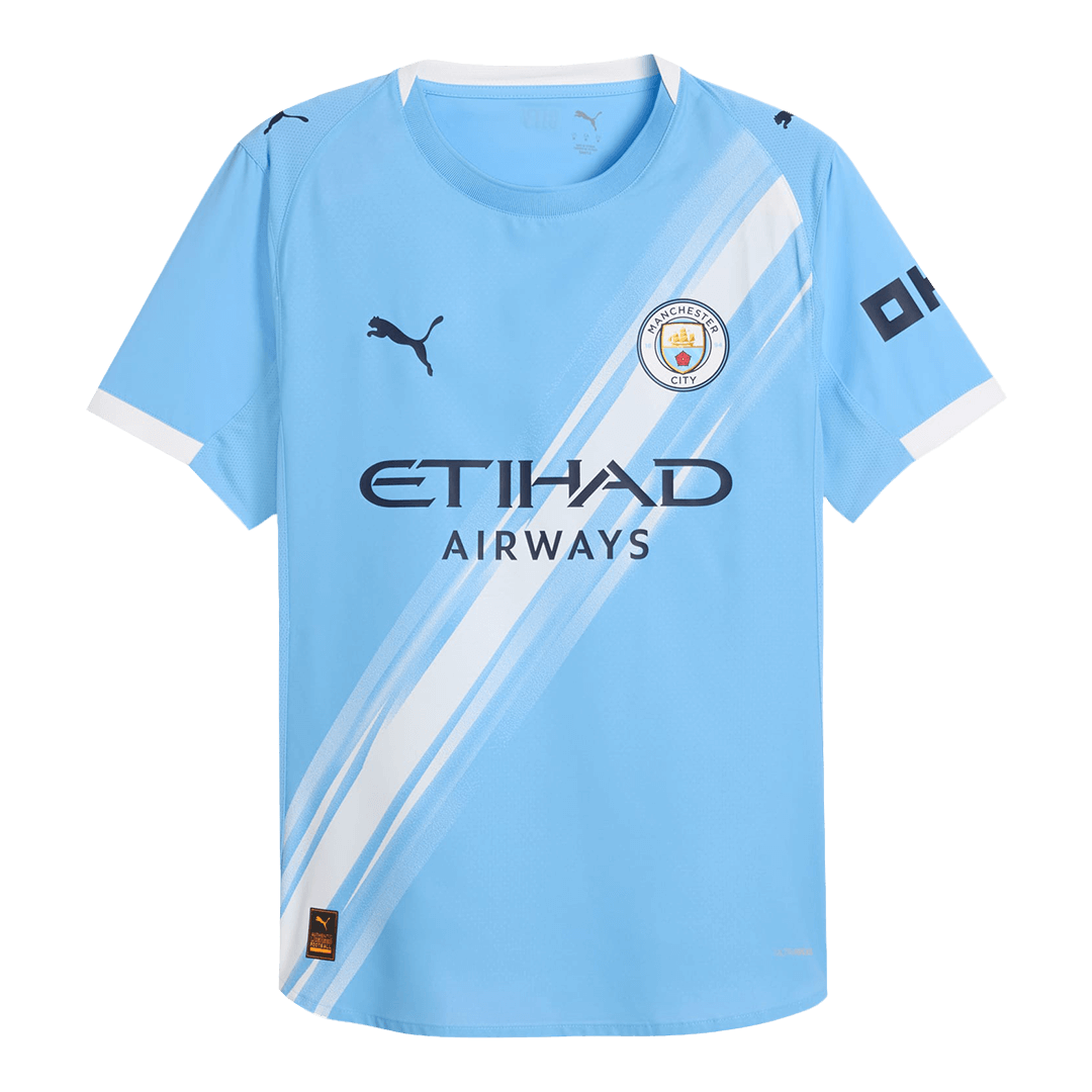 Tricouri Fotbal Manchester City HAALAND #9 Acasă 2025/26 Authentic