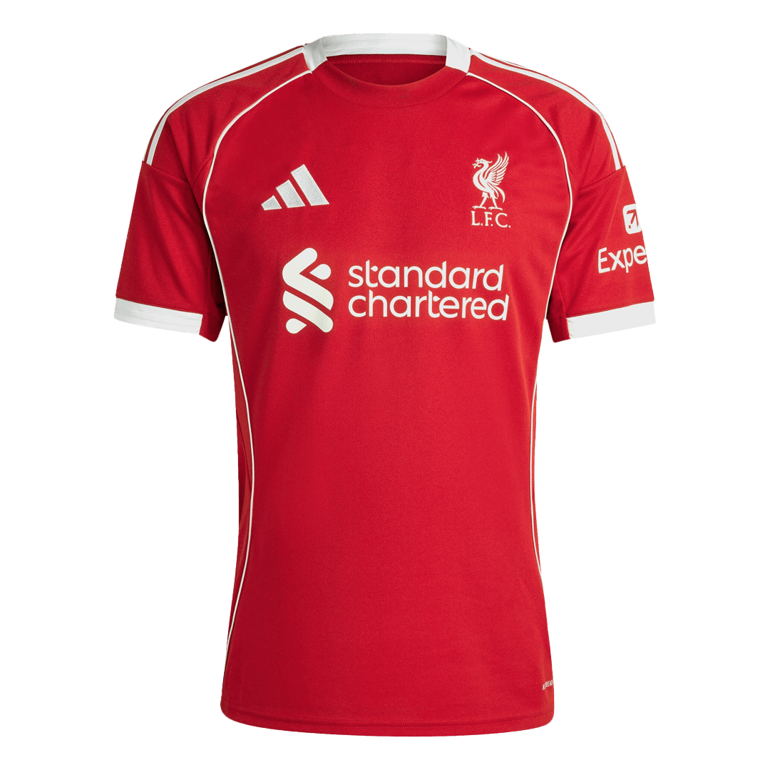 Tricouri Fotbal Liverpool KERKEZ #6 Acasă 2025/26