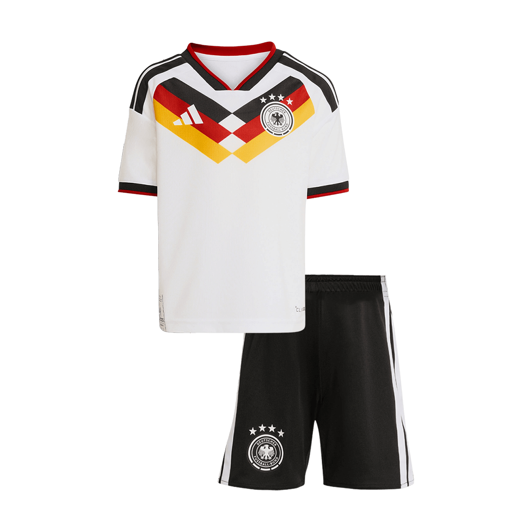 Set Tricouri Fotbal Germania Acasă 2026 Pentru Copii