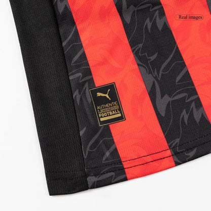 Set Tricouri Fotbal AC Milan Acasă 2025/26 Pentru Copii