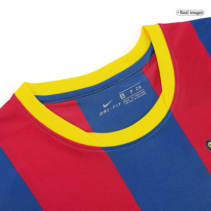 Tricouri Fotbal Vintage Barcelona Acasă 2010/11