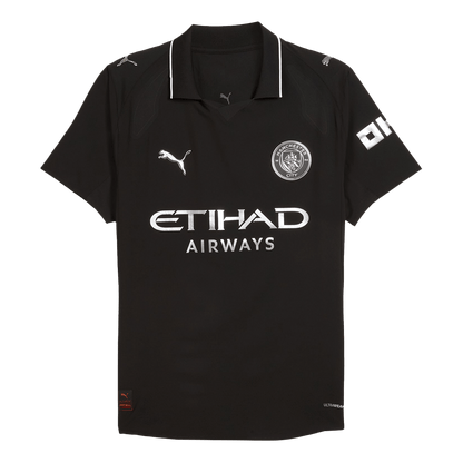 Tricouri Fotbal Manchester City Deplasare 2025/26 Authentic