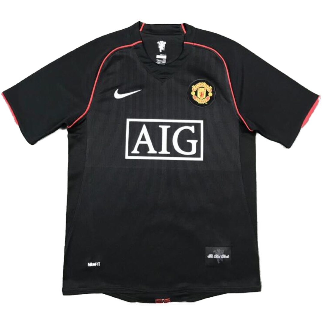 Tricouri Fotbal Vintage Manchester United ROONEY #10 Deplasare 2007/08