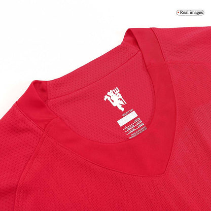 Tricouri Fotbal Vintage Manchester United RONALDO #7 Acasă 2007/08 Mânecă Lungă