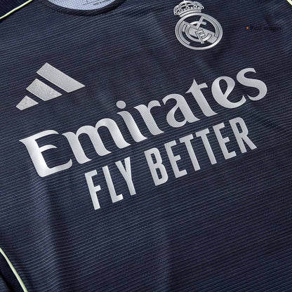 Tricouri Fotbal Real Madrid VINI JR. #7 Deplasare 2025/26 Authentic - Premium