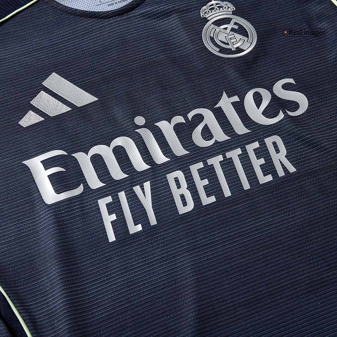 Tricouri Fotbal Real Madrid MBAPPÉ #10 Deplasare 2025/26 Authentic - Premium