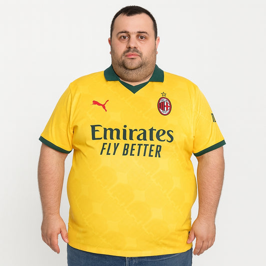Tricouri Fotbal AC Milan Treilea 2025/26 (mărime mare)