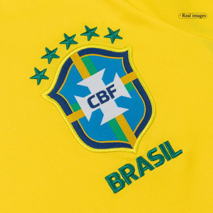 Tricouri Fotbal Brazilia JOÃO PEDRO #22 Acasă Cupa Mondială 2026 - Premium