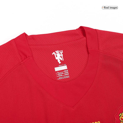Tricouri Fotbal Vintage Manchester United Acasă 2007/08 - UCL Final