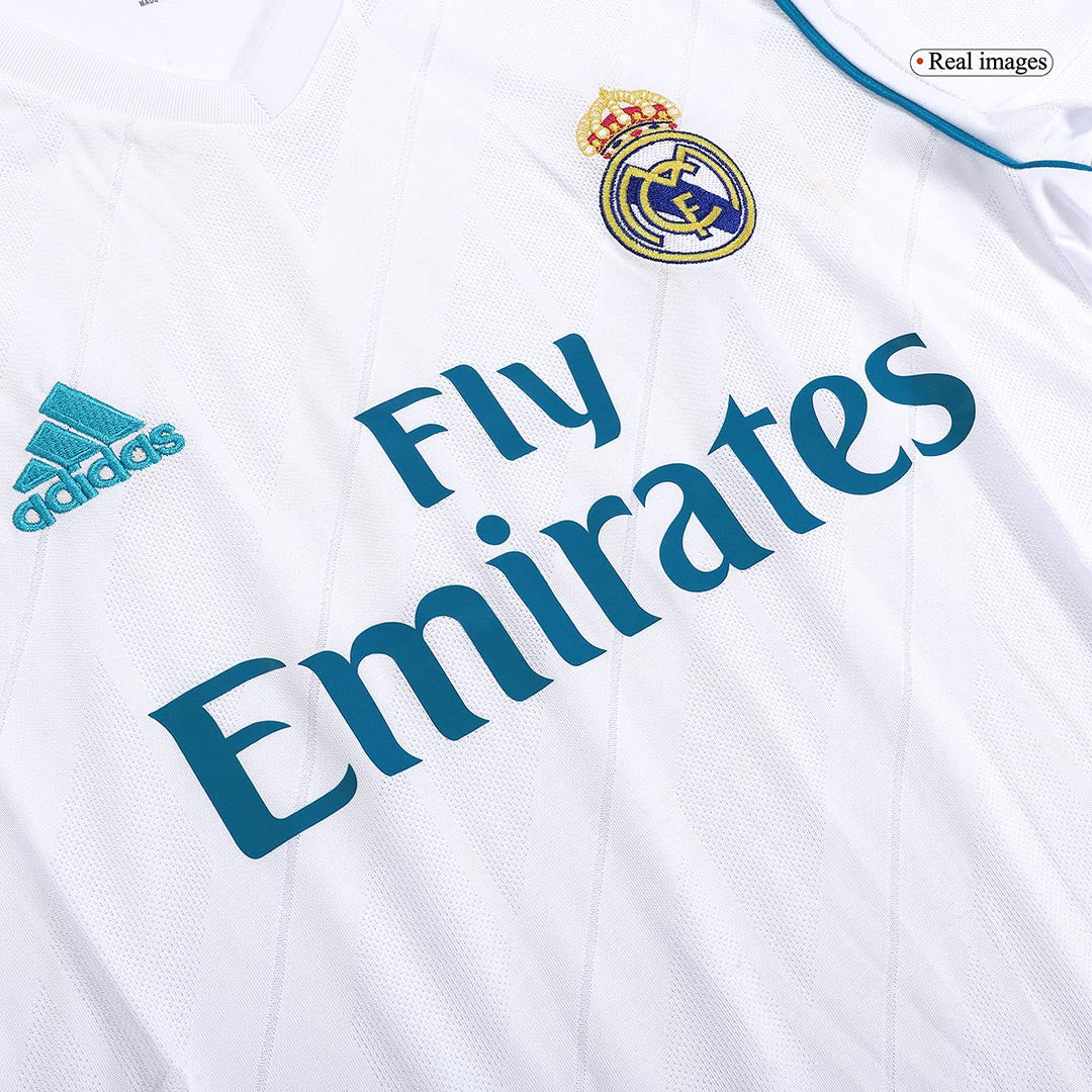 Tricouri Fotbal Vintage Real Madrid KROOS #8 Acasă 2017/18