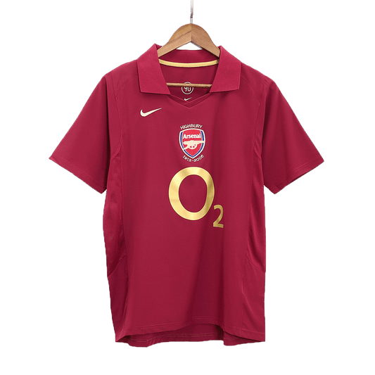 Tricouri Fotbal Vintage Arsenal Acasă 2005/06