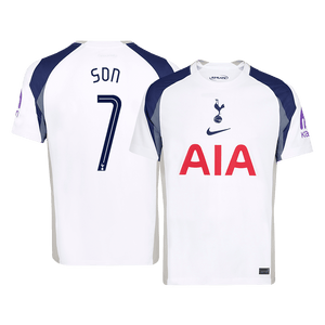Tricouri Fotbal Tottenham Hotspur SON #7 Acasă 2025/26 - UCL (mărime mare)