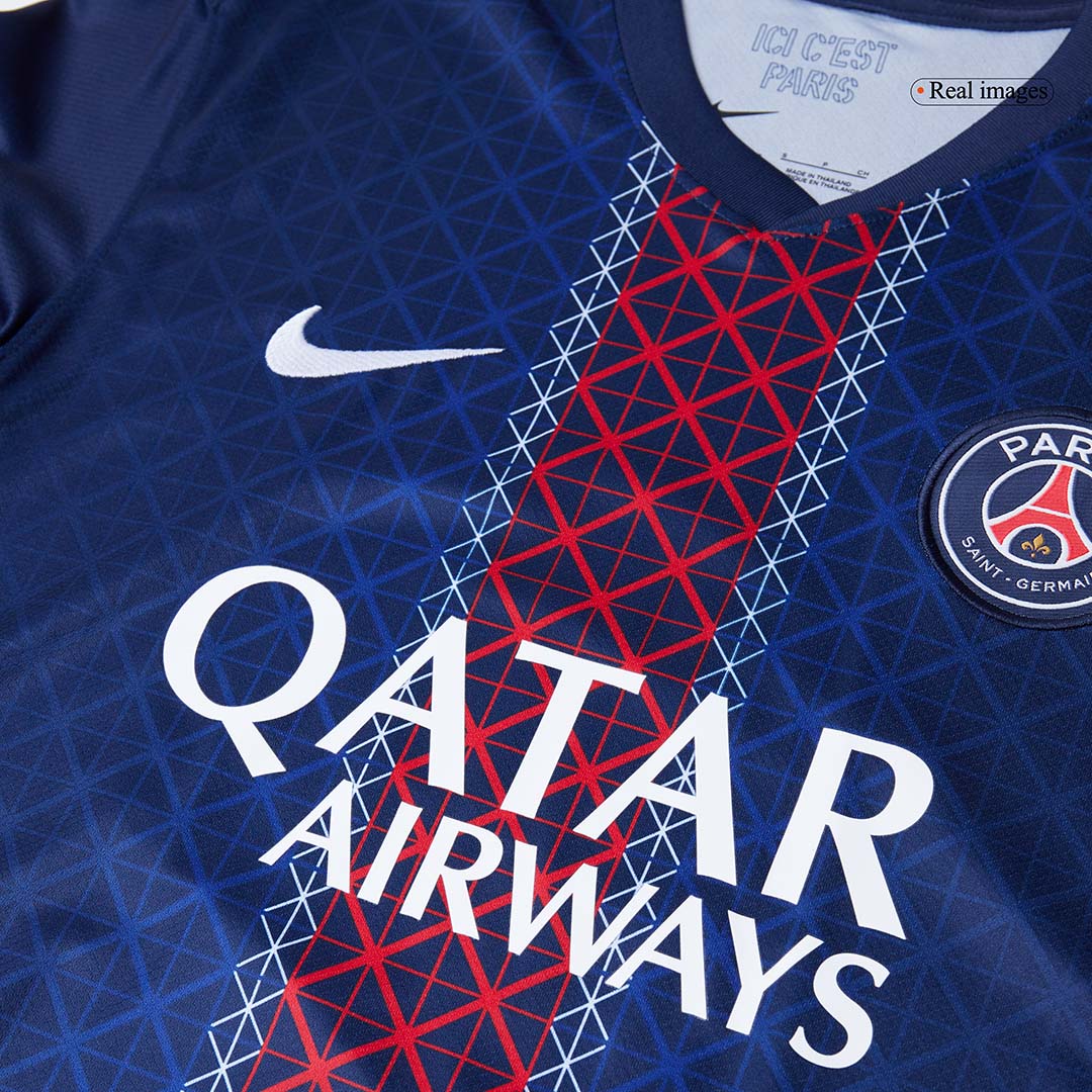 Tricouri Fotbal PSG B.BARCOLA #29 Acasă 2025/26 - Premium