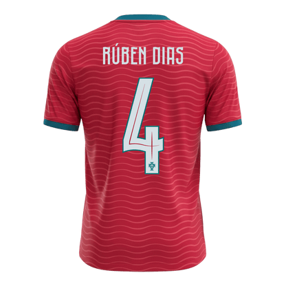 Tricouri Fotbal Portugalia RÚBEN DIAS #4 Acasă Cupa Mondială 2026