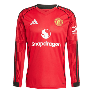 Tricouri Fotbal Manchester United Acasă 2025/26 Mânecă Lungă