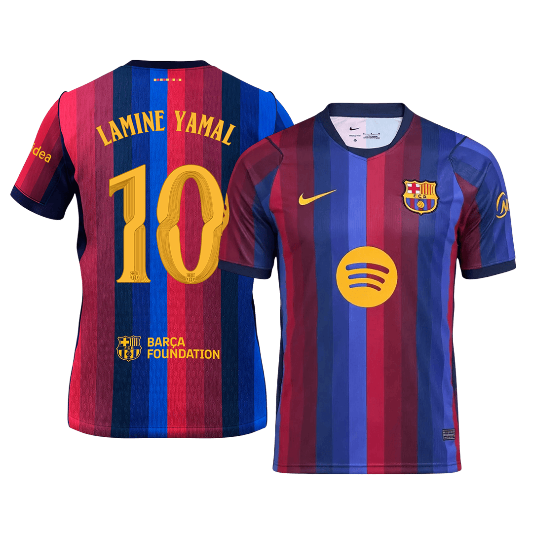 Tricouri Fotbal Barcelona LAMINE YAMAL #10 Acasă 2026/27