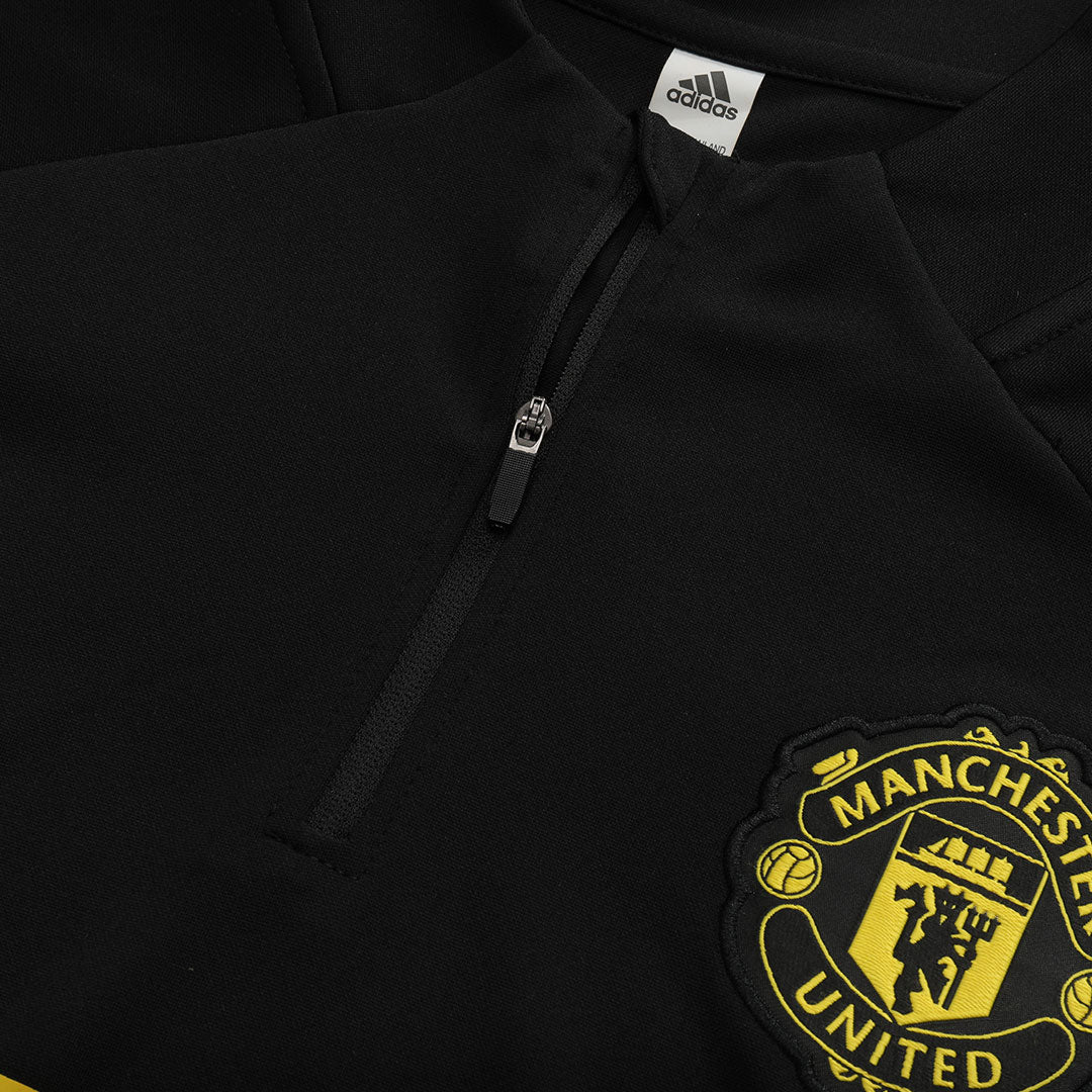 Set Bluză Manchester United 2025/26 Pentru Copii - Black