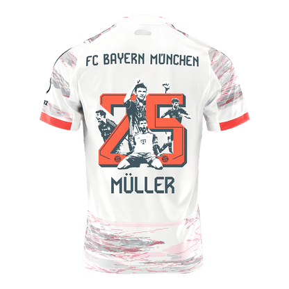 Tricouri Fotbal Bayern Munchen MÜLLER Special #25 Deplasare 2025/26