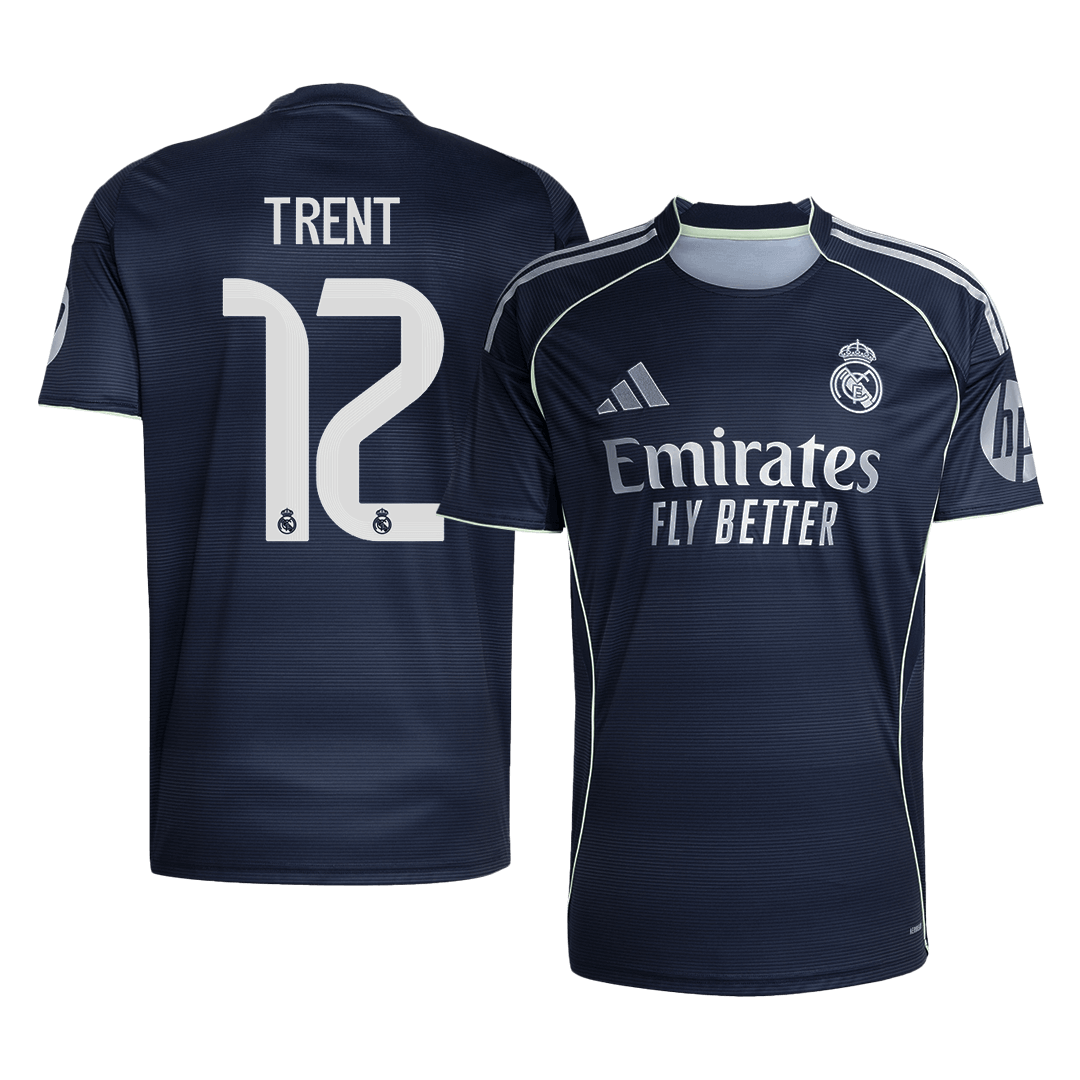 Tricouri Fotbal Real Madrid TRENT #12 Deplasare 2025/26 - Premium