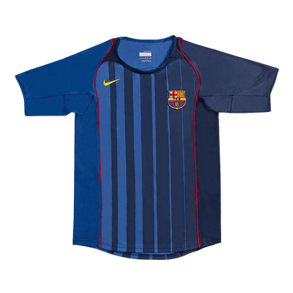 Tricouri Fotbal Vintage Barcelona Deplasare 2004/05