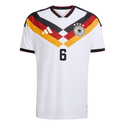 Tricouri Fotbal Germania KIMMICH #6 Acasă Cupa Mondială 2026 Authentic