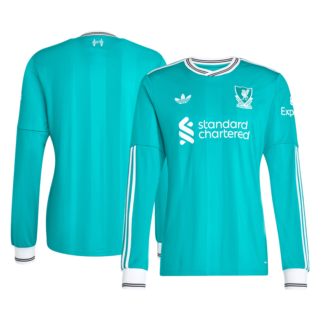 Tricouri Fotbal Liverpool Treilea 2025/26 Mânecă Lungă