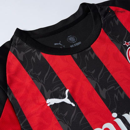 Tricouri Fotbal AC Milan RAFA LEÃO #10 Acasă 2025/26 (mărime mare) - Premium
