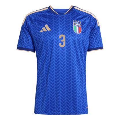 Tricouri Fotbal Italia DIMARCO #3 Acasă Cupa Mondială 2026 - Premium