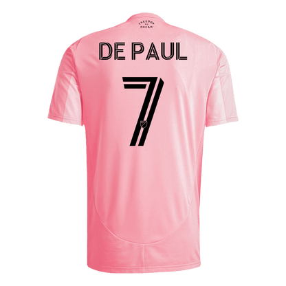 Tricouri Fotbal Inter Miami CF DE PAUL #7 Acasă 2025 (mărime mare)