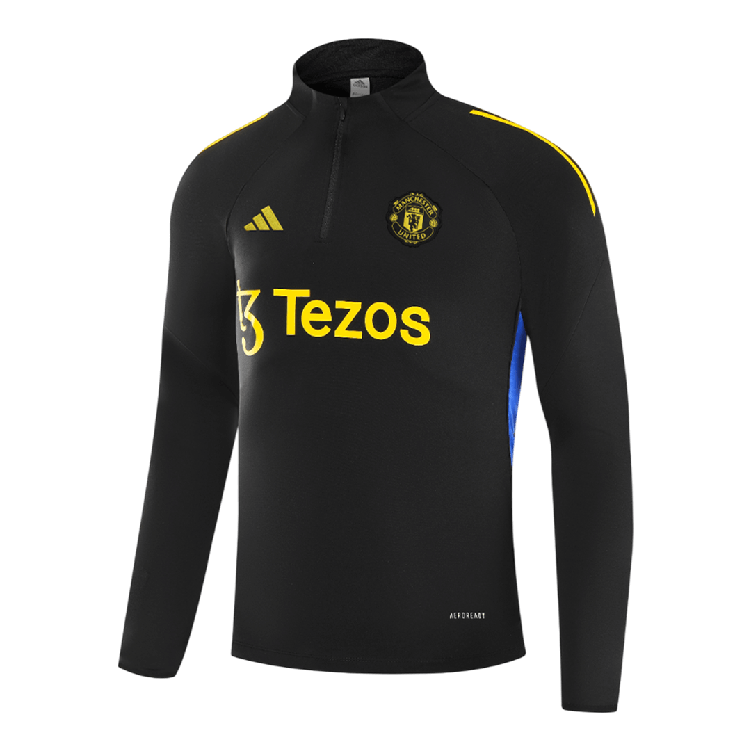 Set Bluză Manchester United 2025/26 Pentru Copii - Black