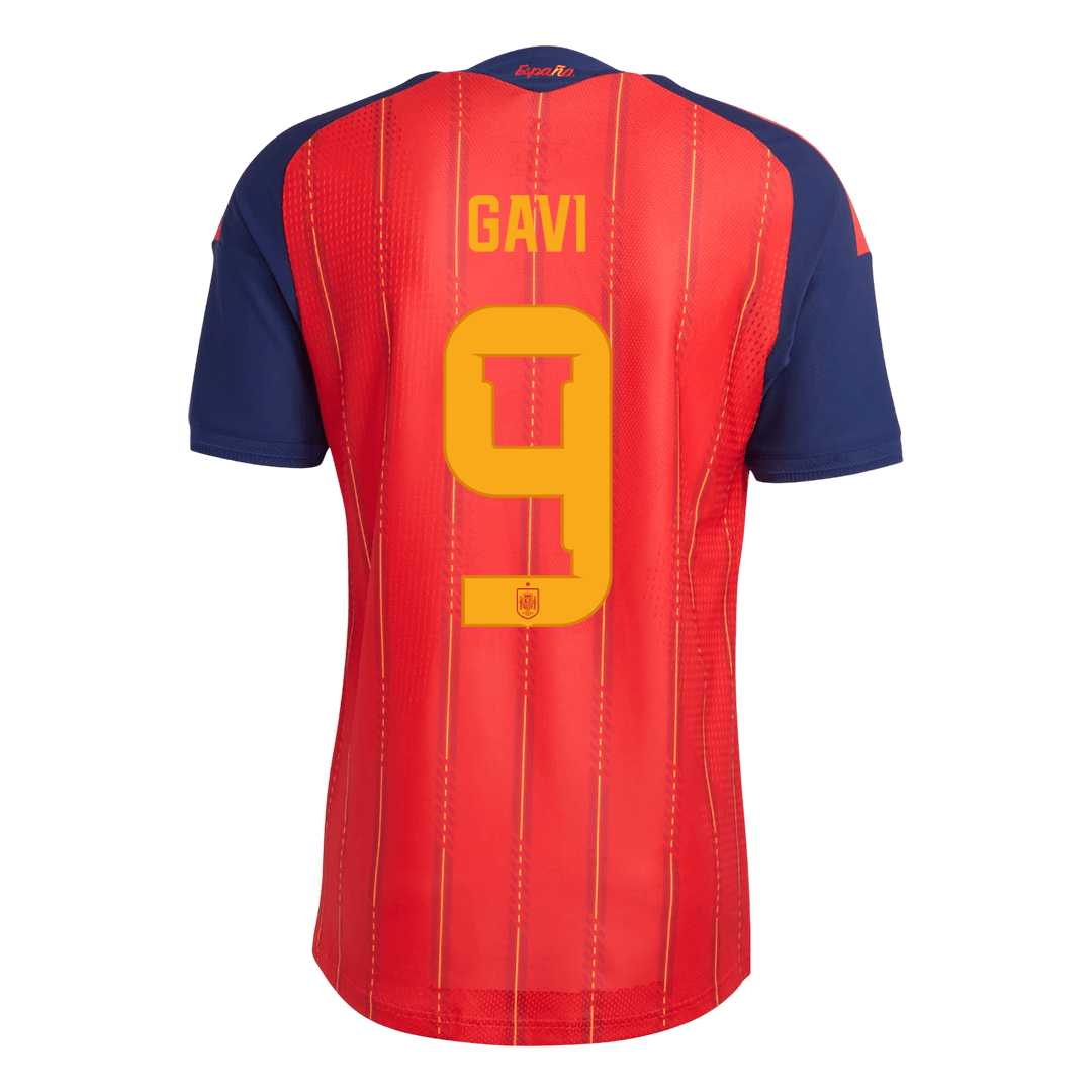 Tricouri Fotbal Spania GAVI	 #9 Acasă Cupa Mondială 2026 Authentic