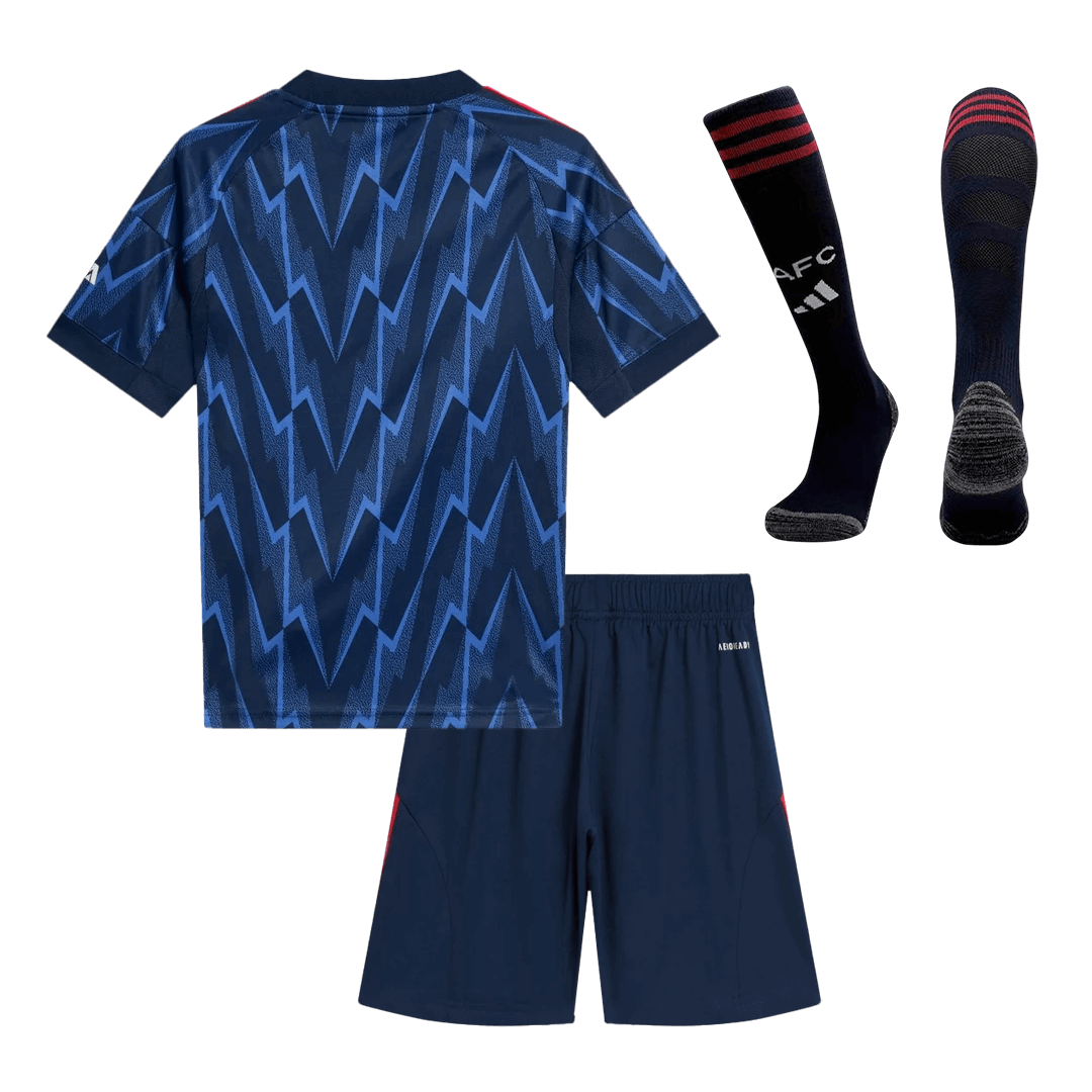 Set Tricouri Fotbal Arsenal Deplasare 2025/26 Pentru Copii