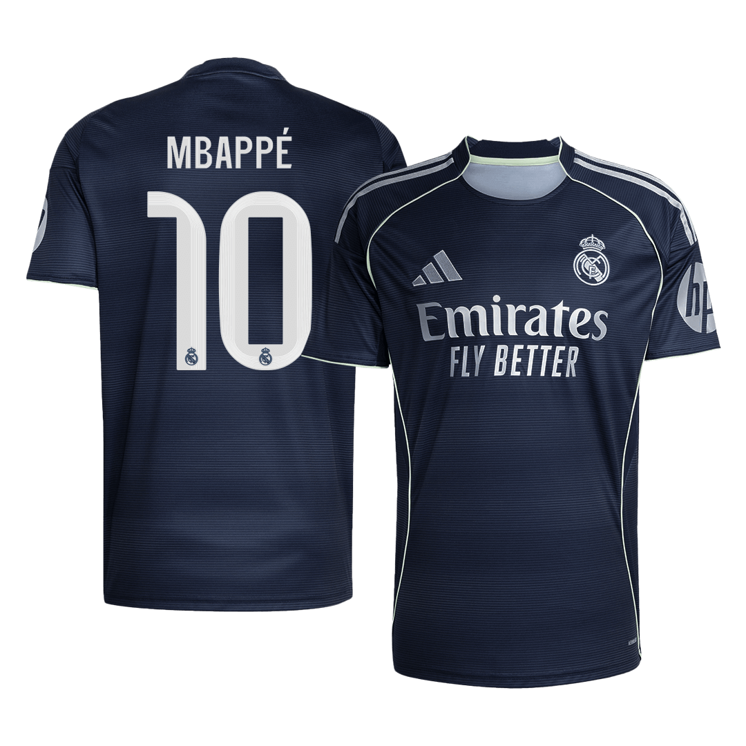 Tricouri Fotbal Real Madrid MBAPPÉ #10 Deplasare 2025/26 - Premium