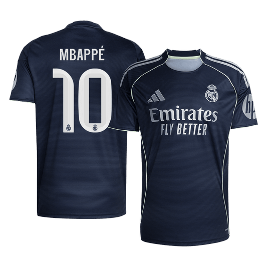 Tricouri Fotbal Real Madrid MBAPPÉ #10 Deplasare 2025/26 - Premium