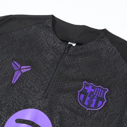 Set Bluză Barcelona 2025/26 Pentru Copii - Black