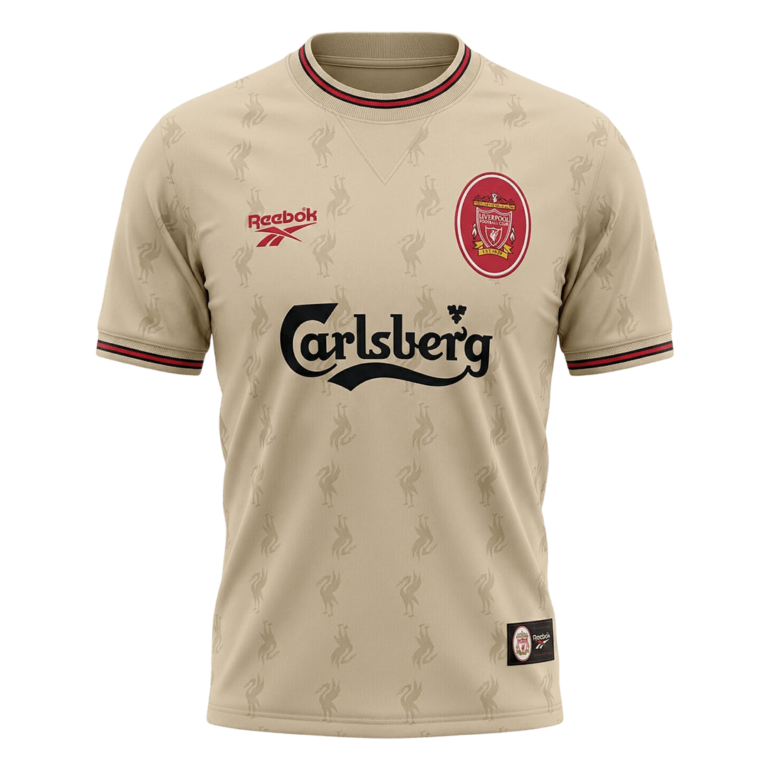 Tricouri Fotbal Vintage Liverpool Deplasare 1996/97