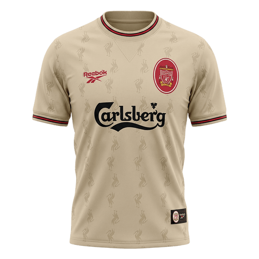 Tricouri Fotbal Vintage Liverpool Deplasare 1996/97