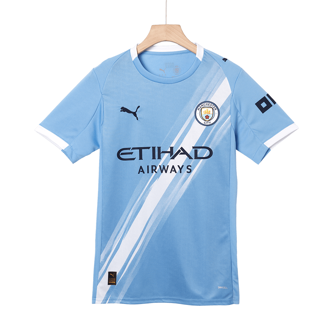 Tricouri Fotbal Manchester City DE BRUYNE #17 Acasă 2025/26 - Premium