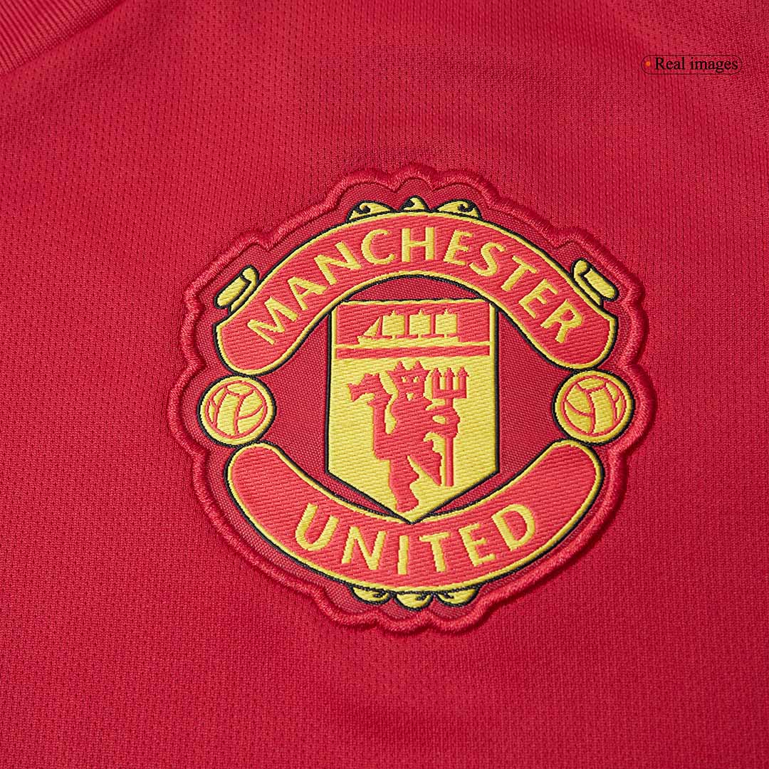 Tricouri Fotbal Manchester United B.FERNANDES #8 Acasă 2025/26 - Premium (mărime mare)