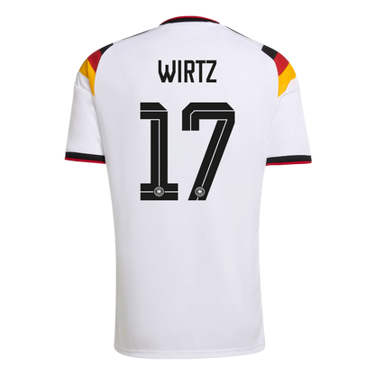 Tricouri Fotbal Germania WIRTZ #17 Acasă Cupa Mondială 2026
