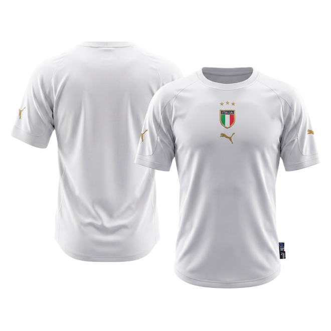 Tricouri Fotbal Vintage Italia Deplasare 2004