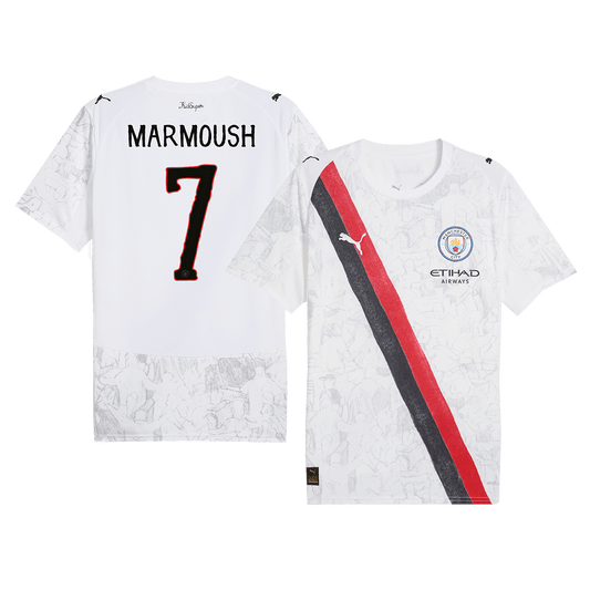 Tricouri Fotbal Manchester City KidSuper MARMOUSH #7 2025/26 - Club World Cup (mărime mare)