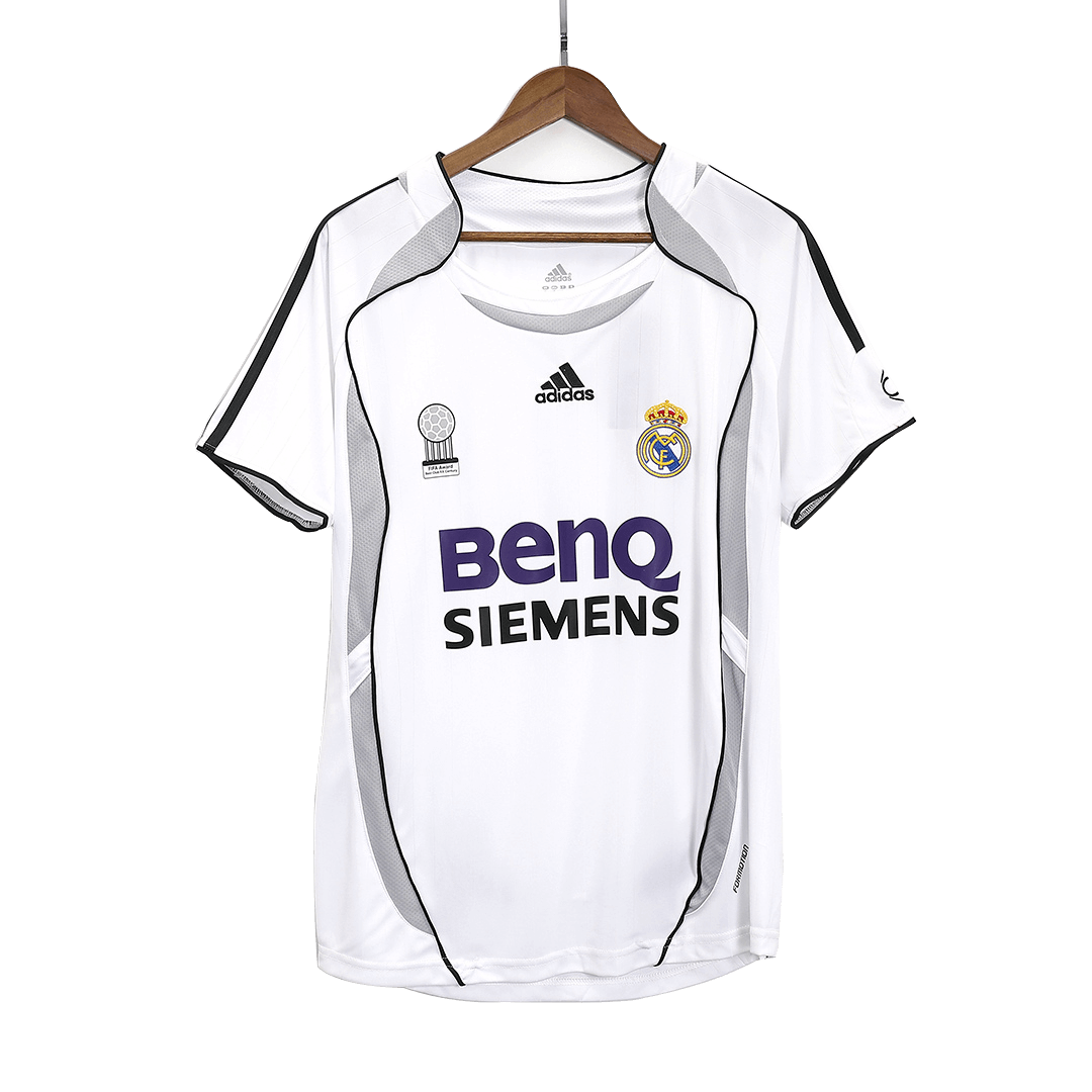 Tricouri Fotbal Vintage Real Madrid RAUL #7 Acasă 2006/07