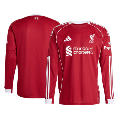 Tricouri Fotbal Liverpool Acasă 2025/26 Mânecă Lungă