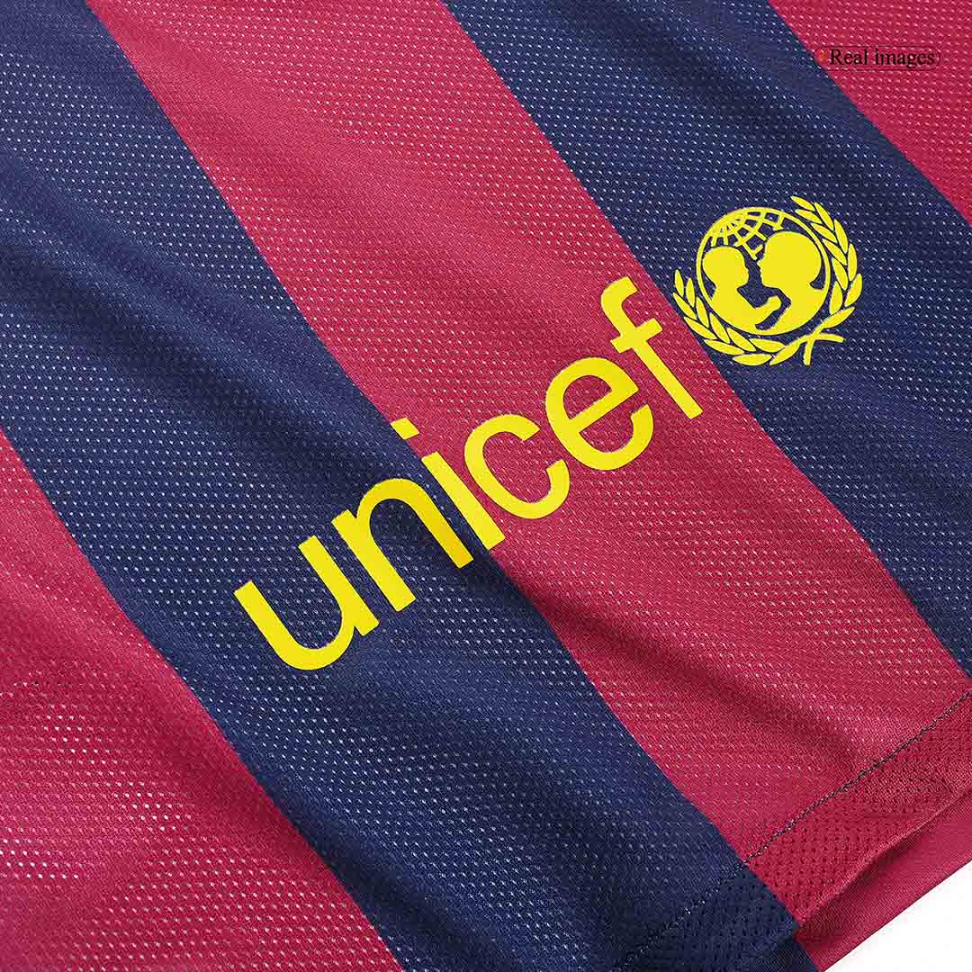 Tricouri Fotbal Vintage Barcelona Acasă 2014/15